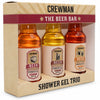 Crewman The Beer Bar Shower Gel Trio Gift Set 3 x 150ml