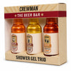 Crewman The Beer Bar Shower Gel Trio Gift Set 3 x 150ml