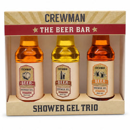Crewman The Beer Bar Shower Gel Trio Gift Set 3 x 150ml