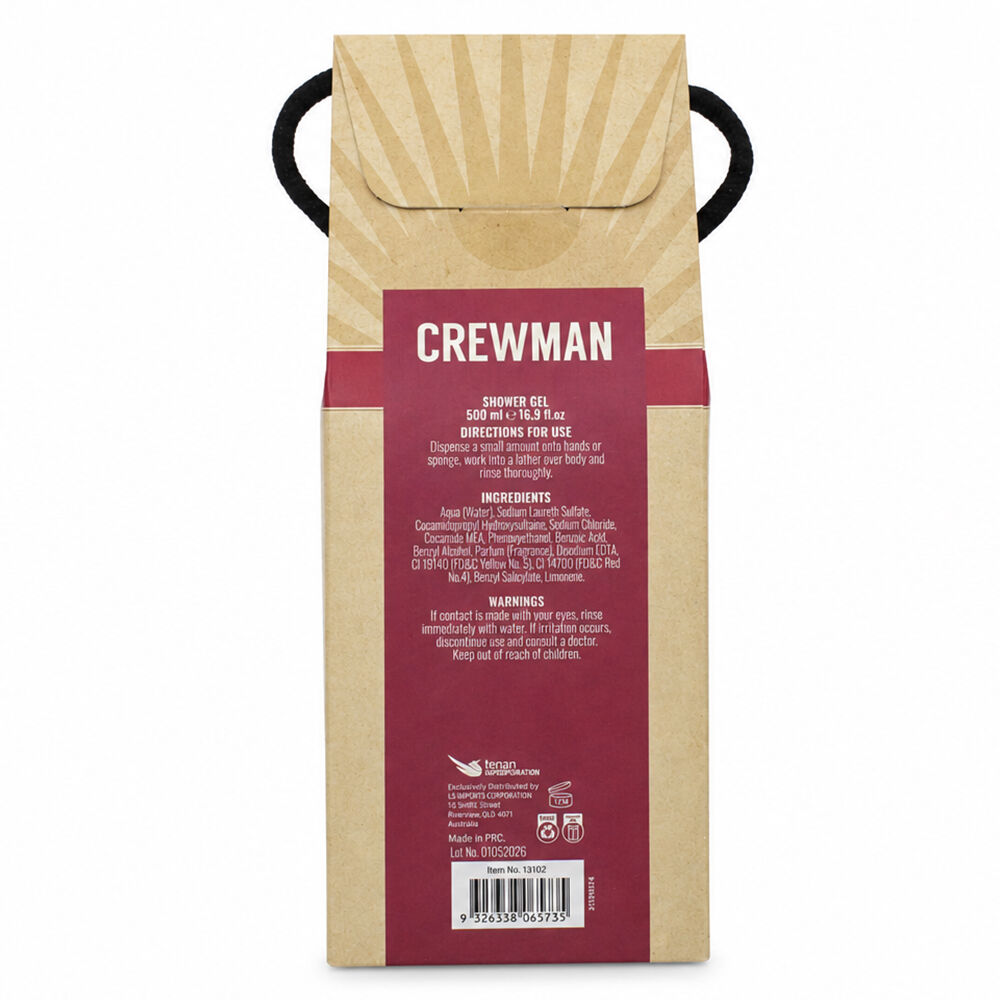 Crewman Beer Shower Gel Pale Ale Novelty Mens Gift 500ml