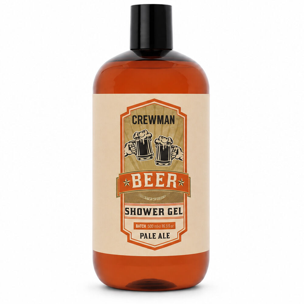 Crewman Beer Shower Gel Pale Ale Novelty Mens Gift 500ml