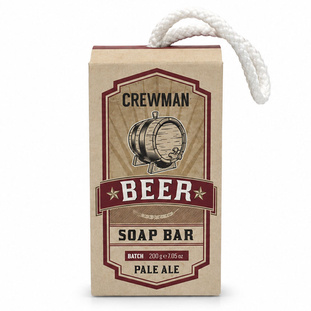 Crewman Beer Pale Ale Soap on a Rope Mens Novelty Gift 200g