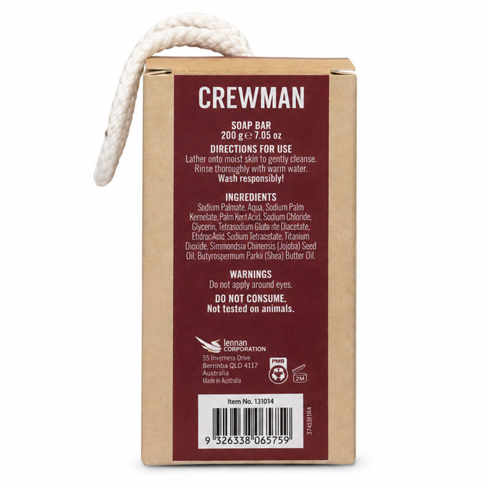Crewman Beer Pale Ale Soap on a Rope Mens Novelty Gift 200g