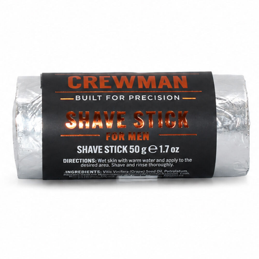 Crewman Shave Stick for Men 50g Bulk 12 Pack Solid Shaving Aid