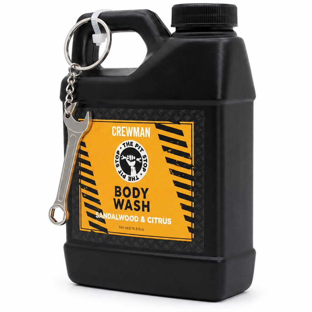 Crewman Sandalwood and Citrus Body Wash Wrench Keyring Gift 500ml