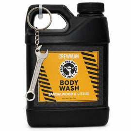 Crewman Sandalwood and Citrus Body Wash Wrench Keyring Gift 500ml