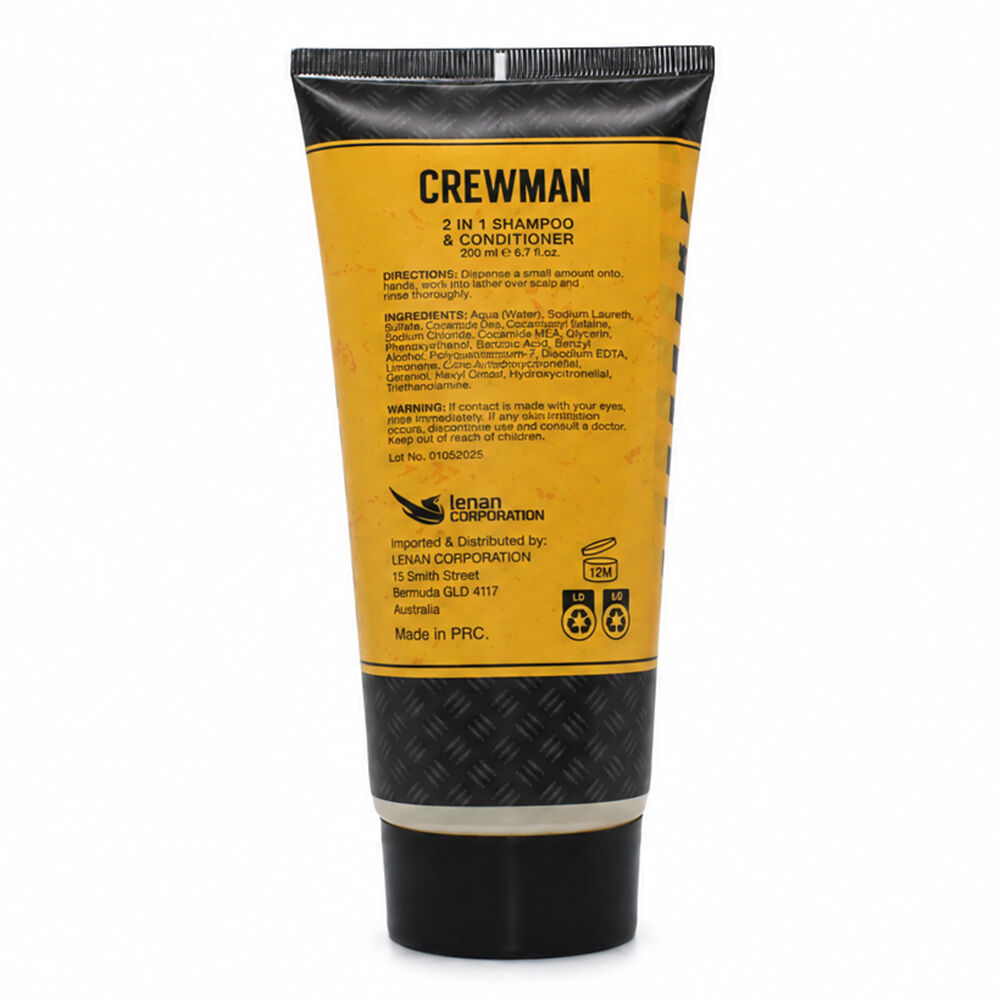 Crewman Pit Stop Sandalwood Citrus Mens Grooming Gift Set 3 Piece