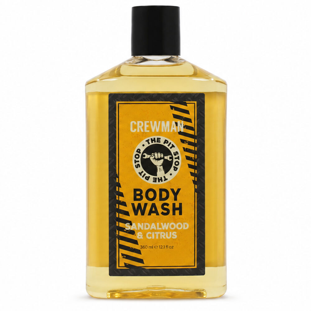 Crewman Pit Stop Sandalwood Citrus Mens Grooming Gift Set 3 Piece