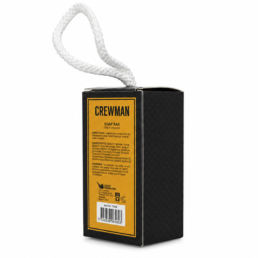 Crewman Cleansing Soap Bar 200g with Hanging Rope for Men