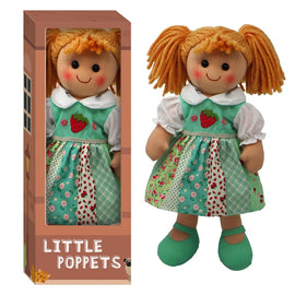 Little Poppets Rag Doll Berry 30cm