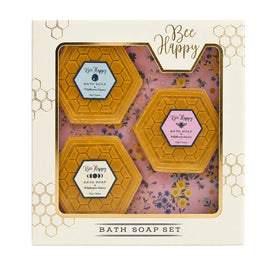 Lulu Grace Bee Happy Bath Soap Set 75g 3 Pieces