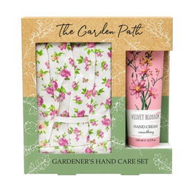 Lulu Grace The Garden Path Gardener's Hand Care Gift Set Gardening Gloves & Hand Cream 130mL