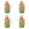 Lulu Grace The Garden Path Tea-Break Hand Care Mug Set with Hand Cream 100mL & Nail Brush Bundle of 4