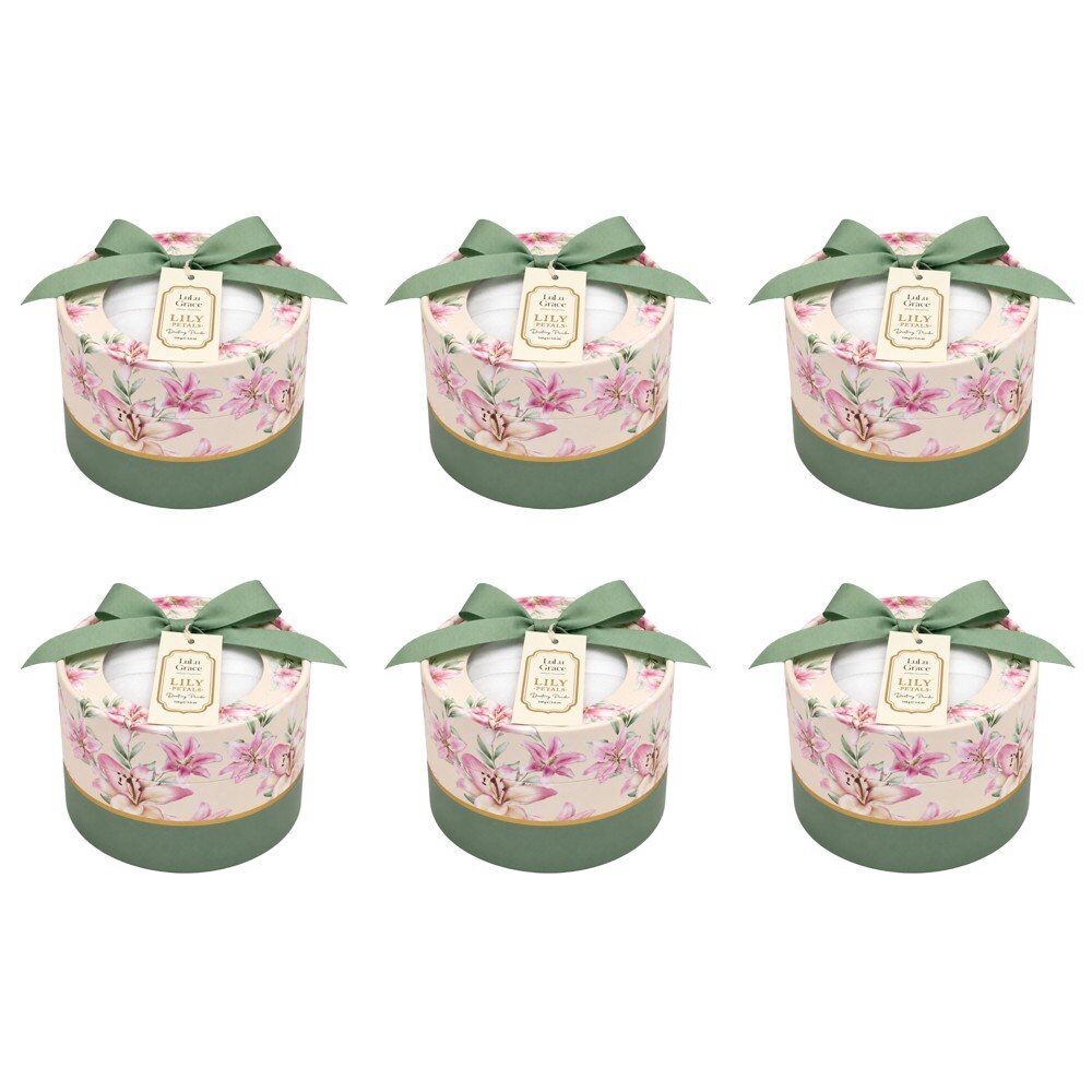 Lulu Grace Heritage Collection Lily Petals Dusting Powder 150g Bundle of 6