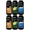 Crewman Body Powder 200g 6 Pack Sandalwood Amber Cedarwood Bergamot Ocean Breeze