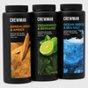 Crewman Body Powder 200g 3 Pack Sandalwood Amber Cedarwood Bergamot Ocean Breeze