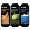 Crewman Body Powder 200g 3 Pack Sandalwood Amber Cedarwood Bergamot Ocean Breeze
