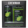 Crewman Cedarwood & Bergamot Gift Set Body Powder & Shower Gel