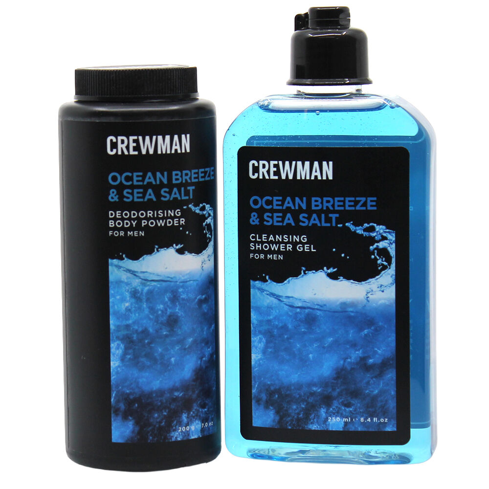 Crewman Ocean Breeze & Sea Salt Gift Set Body Powder & Shower Gel