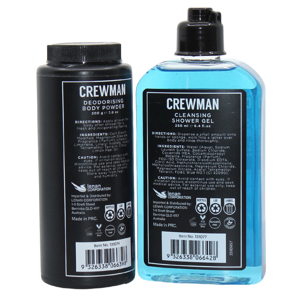 Crewman Ocean Breeze & Sea Salt Gift Set Body Powder & Shower Gel