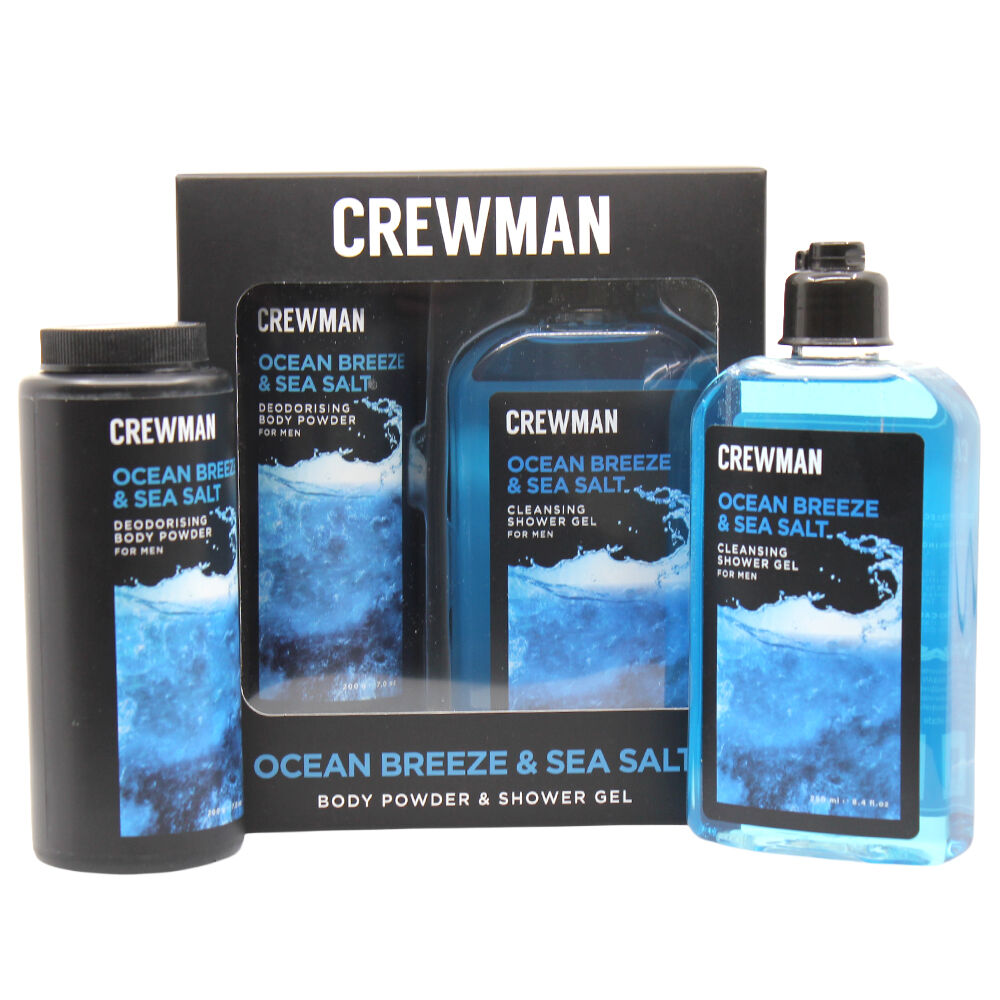 Crewman Ocean Breeze & Sea Salt Gift Set Body Powder & Shower Gel