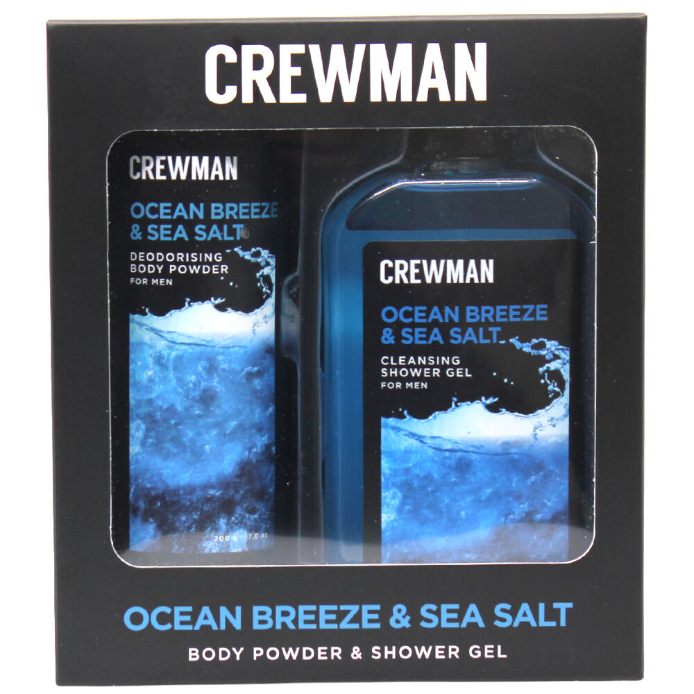 Crewman Ocean Breeze & Sea Salt Gift Set Body Powder & Shower Gel