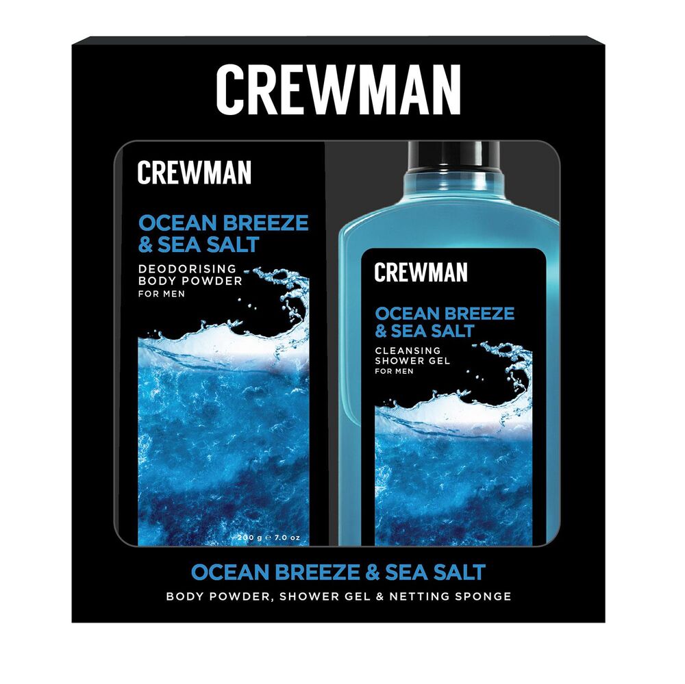 Crewman Ocean Breeze & Sea Salt Gift Set Body Powder & Shower Gel