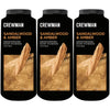 Crewman Sandalwood Amber Body Powder 200g 3 Pack Mens Deodorising Powder
