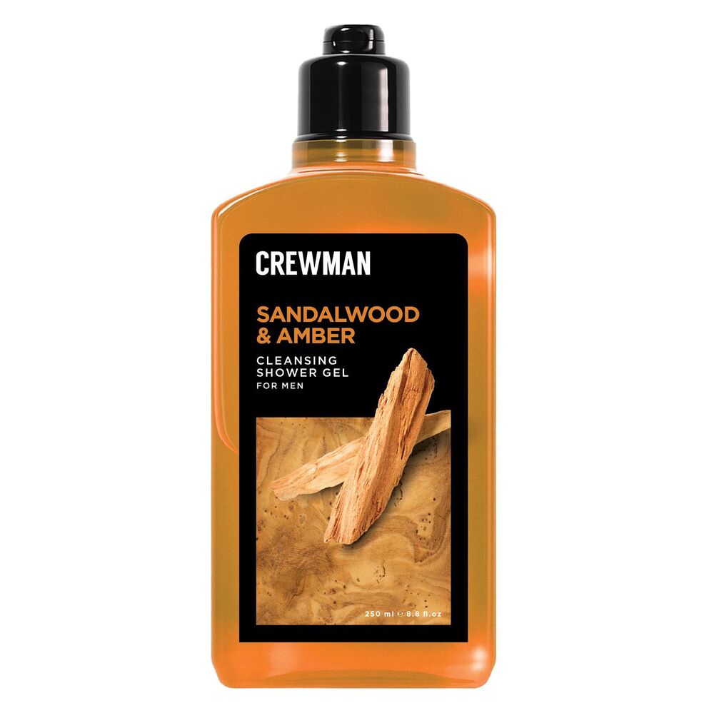 Crewman Sandalwood & Amber Shower Gel For Men 250ml Body Wash