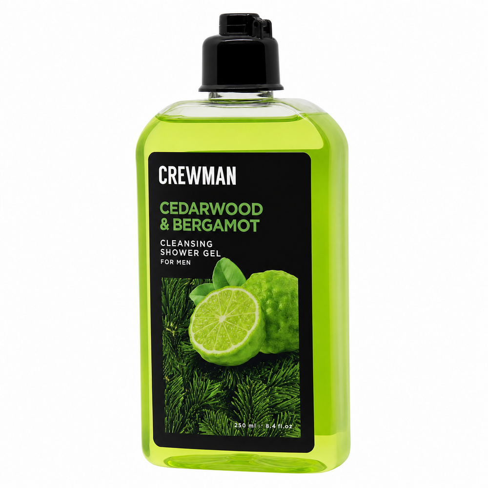 Crewman Cedarwood & Bergamot Shower Gel For Men 250ml Body Wash