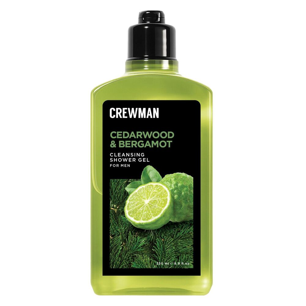 Crewman Cedarwood & Bergamot Shower Gel For Men 250ml Body Wash