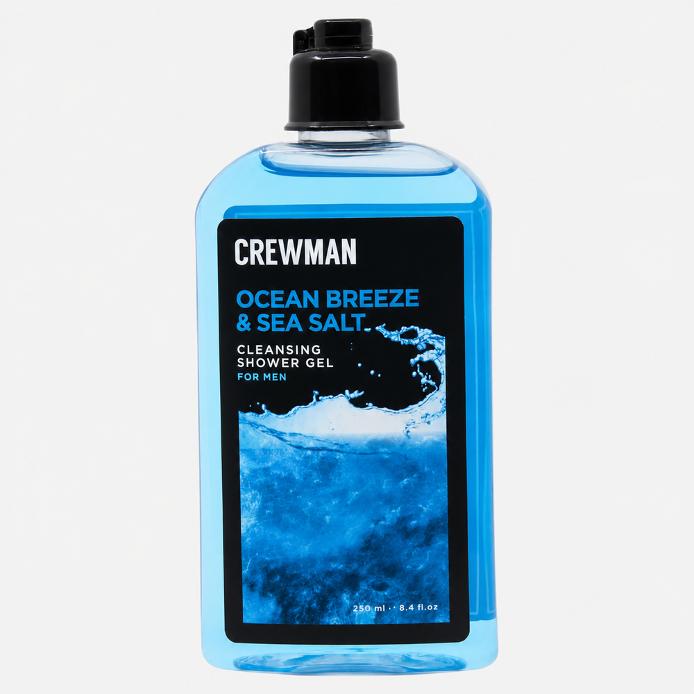 Crewman Ocean Breeze & Sea Salt Shower Gel For Men 250ml Body Wash