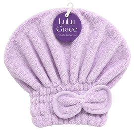 LuLu Grace Towel Turban Lilac