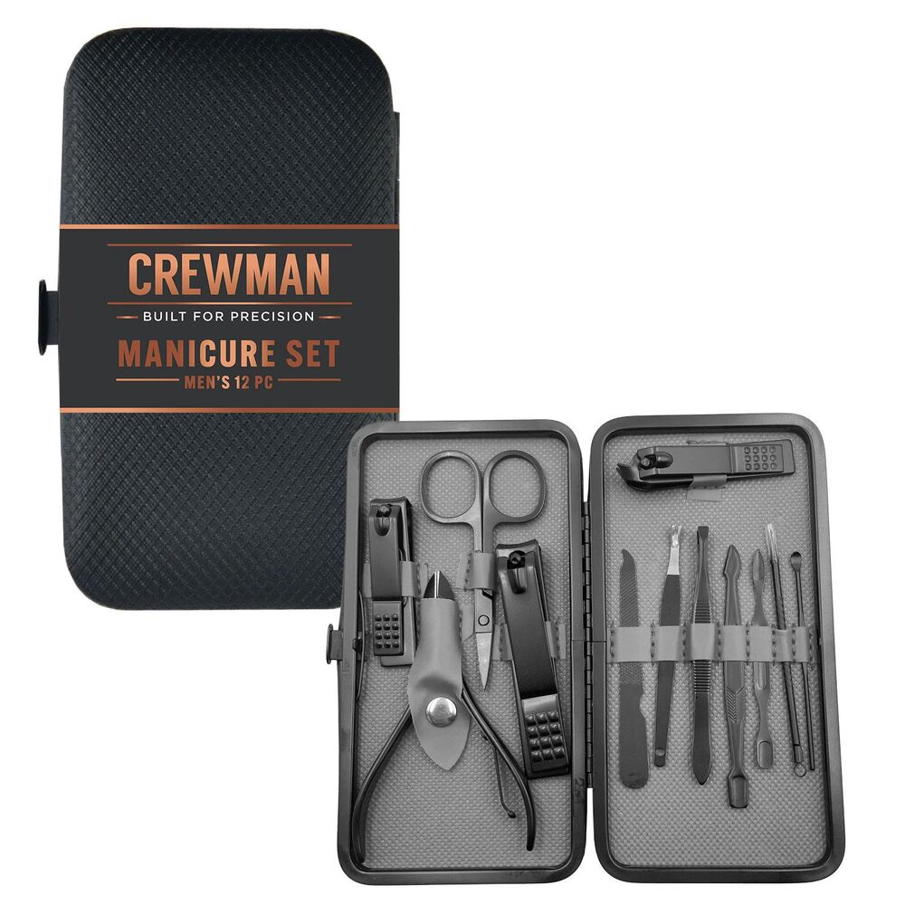 Crewman Men's Manicure Set 12 Piece