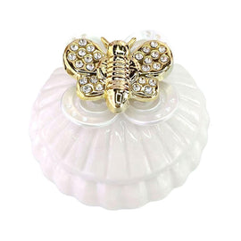 Ceramic Trinket Box Bee 8.3 x 6.8cm