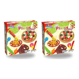Kid's Dough Pizza Making Play Dough Set Ages 3+ Bundle of 2