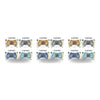 Handheld Brick Game Console 26 Games Assorted Designs - Random Design and Colour Supplied Pack of 3