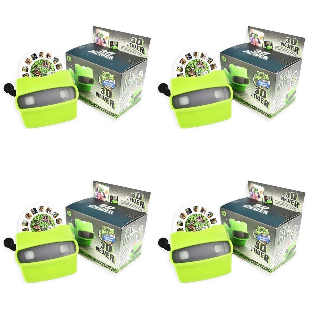 3D Viewer Dinosaur Theme with Picture Reel Pack of 4