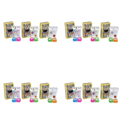 Liquid Motion Timer Double Heart Assorted Designs - Random Design and Colour Supplied Pack of 4