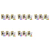 Liquid Motion Timer Double Heart Assorted Designs - Random Design and Colour Supplied Pack of 5