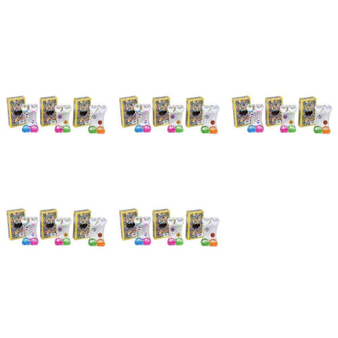 Liquid Motion Timer Double Heart Assorted Designs - Random Design and Colour Supplied Pack of 5