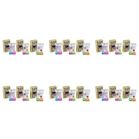Liquid Motion Timer Double Heart Assorted Designs - Random Design and Colour Supplied Pack of 6