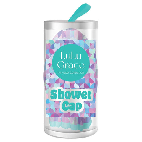 LuLu Grace Candy Pop Shower Cap Teal