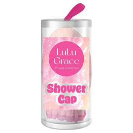 LuLu Grace Candy Pop Shower Cap Pink