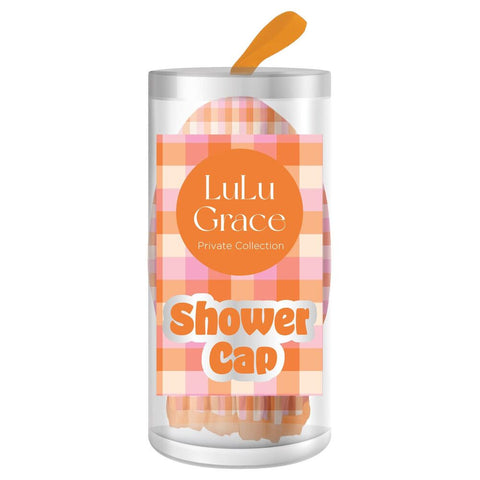 LuLu Grace Candy Pop Shower Cap Orange