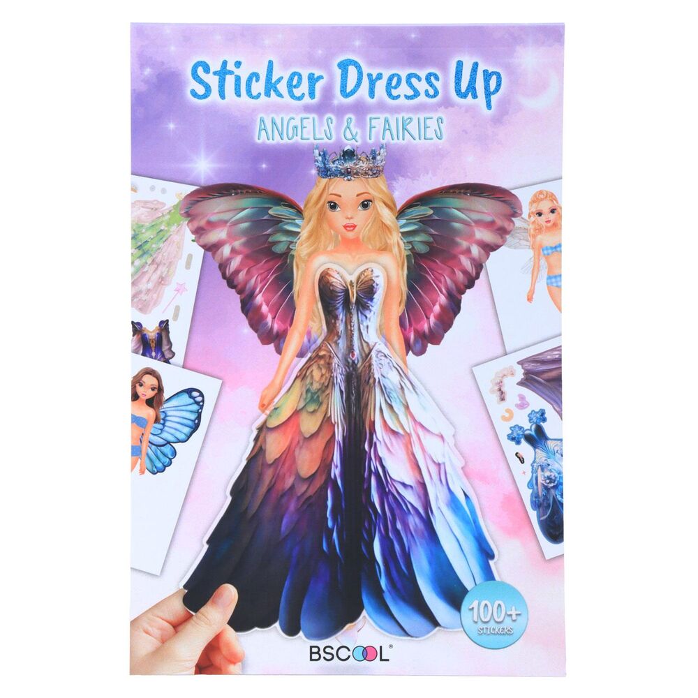 BSCOOL Sticker Dress Up Angels & Fairies Book