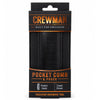 Crewman Pocket Comb and Protective Pouch Hair and Beard Grooming Tool
