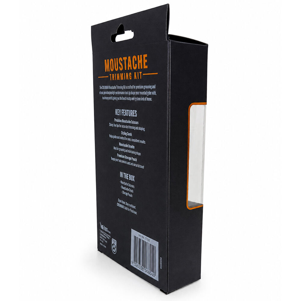 Crewman Moustache Trimming Kit Scissors Comb and Storage Pouch
