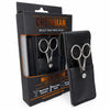 Crewman Moustache Trimming Kit Scissors Comb and Storage Pouch