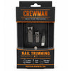 Crewman Nail Trimming Kit 2 Nail Clippers File and Storage Pouch